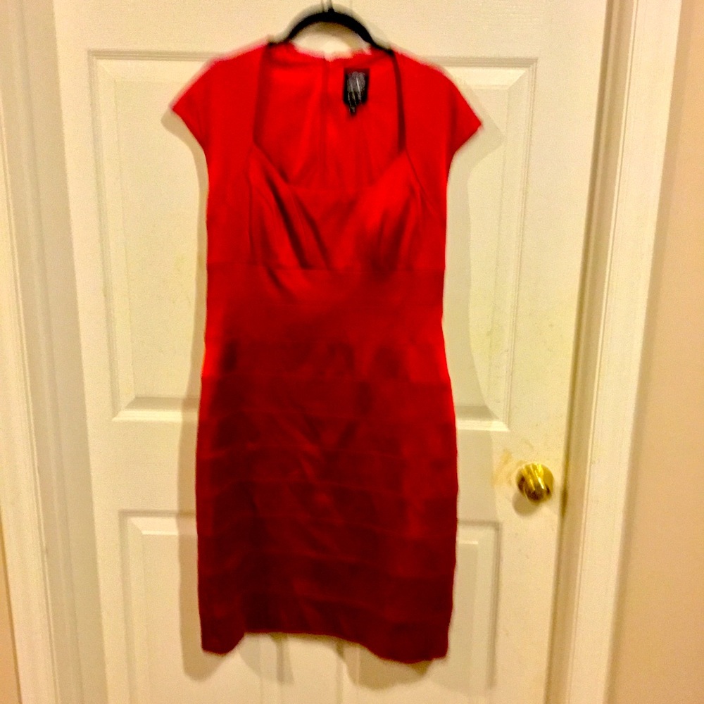Little red dress, size 14
